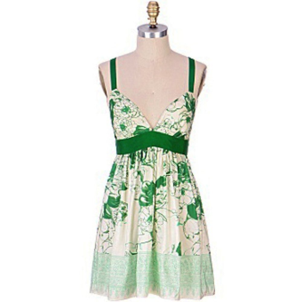 Tracy Reese for Anthropologie Floral Silk Dress